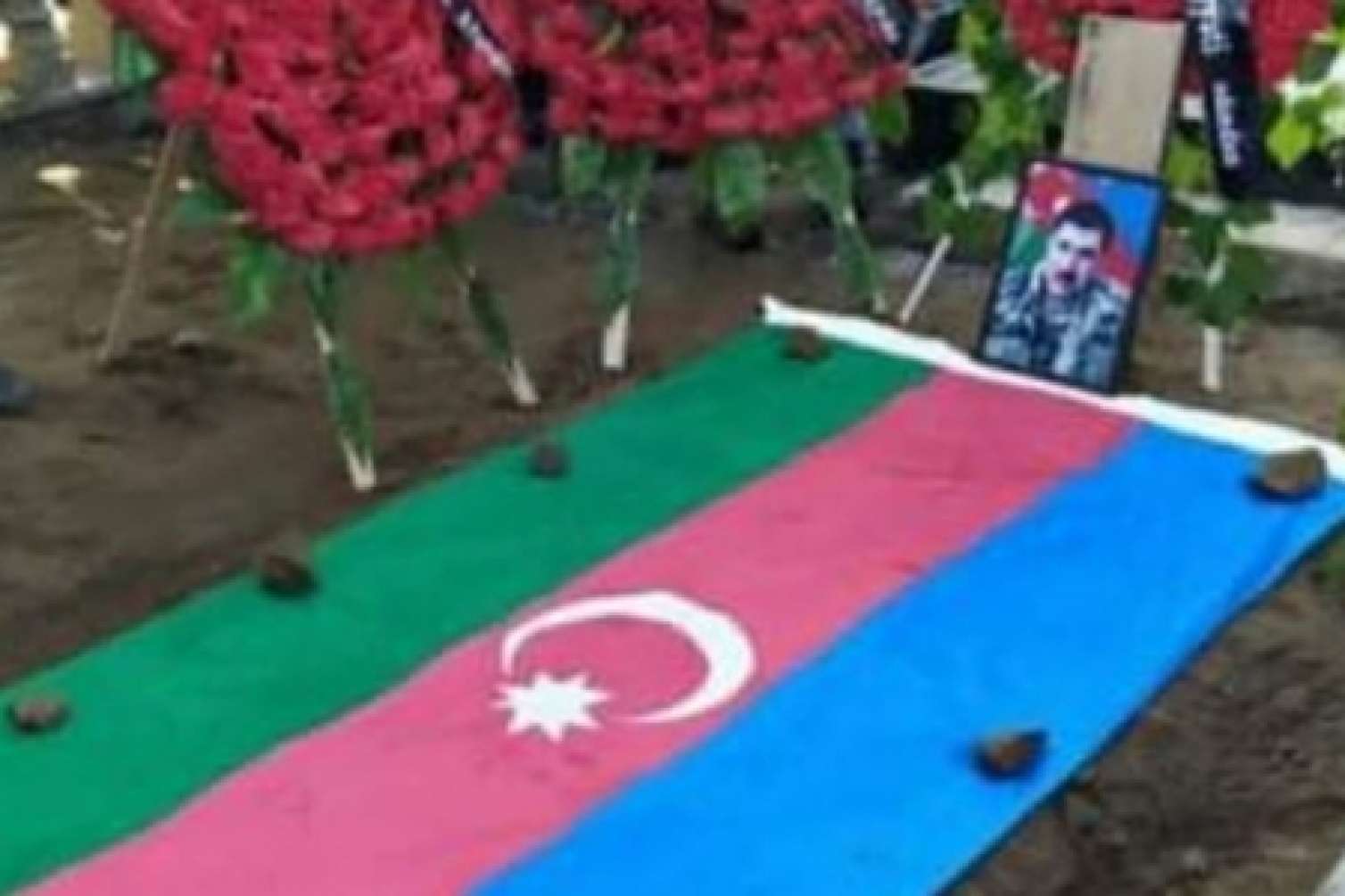 Şəhid kapitan Biləsuvarda dəfn edildi  FOTOLAR