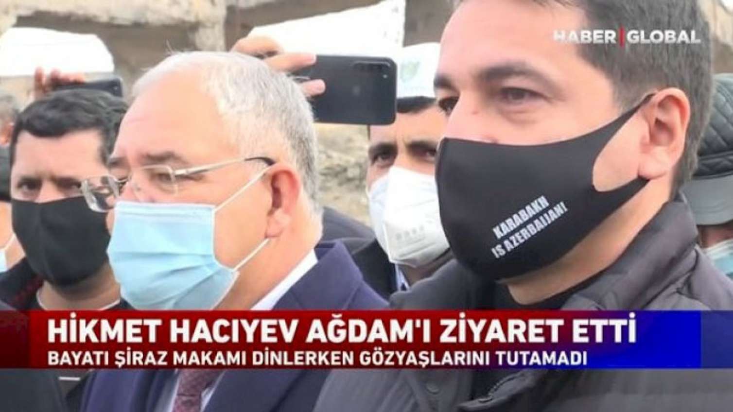 “Bayatı-Şiraz”ı dinləyən Hikmət Hacıyev göz yaşlarını saxlaya bilmədi  VİDEO