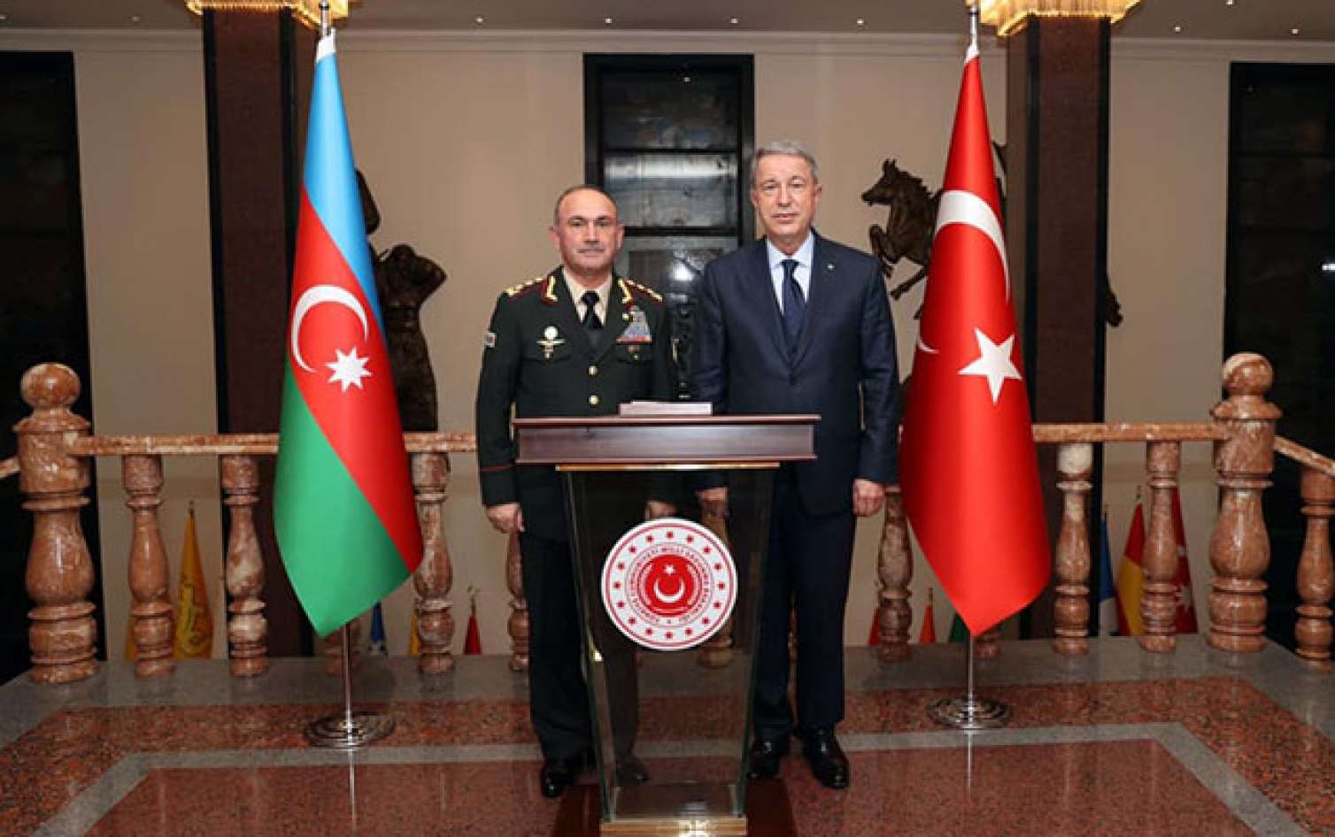 Hulusi Akar və Kərəm Mustafayev görüşdü    - FOTOLAR