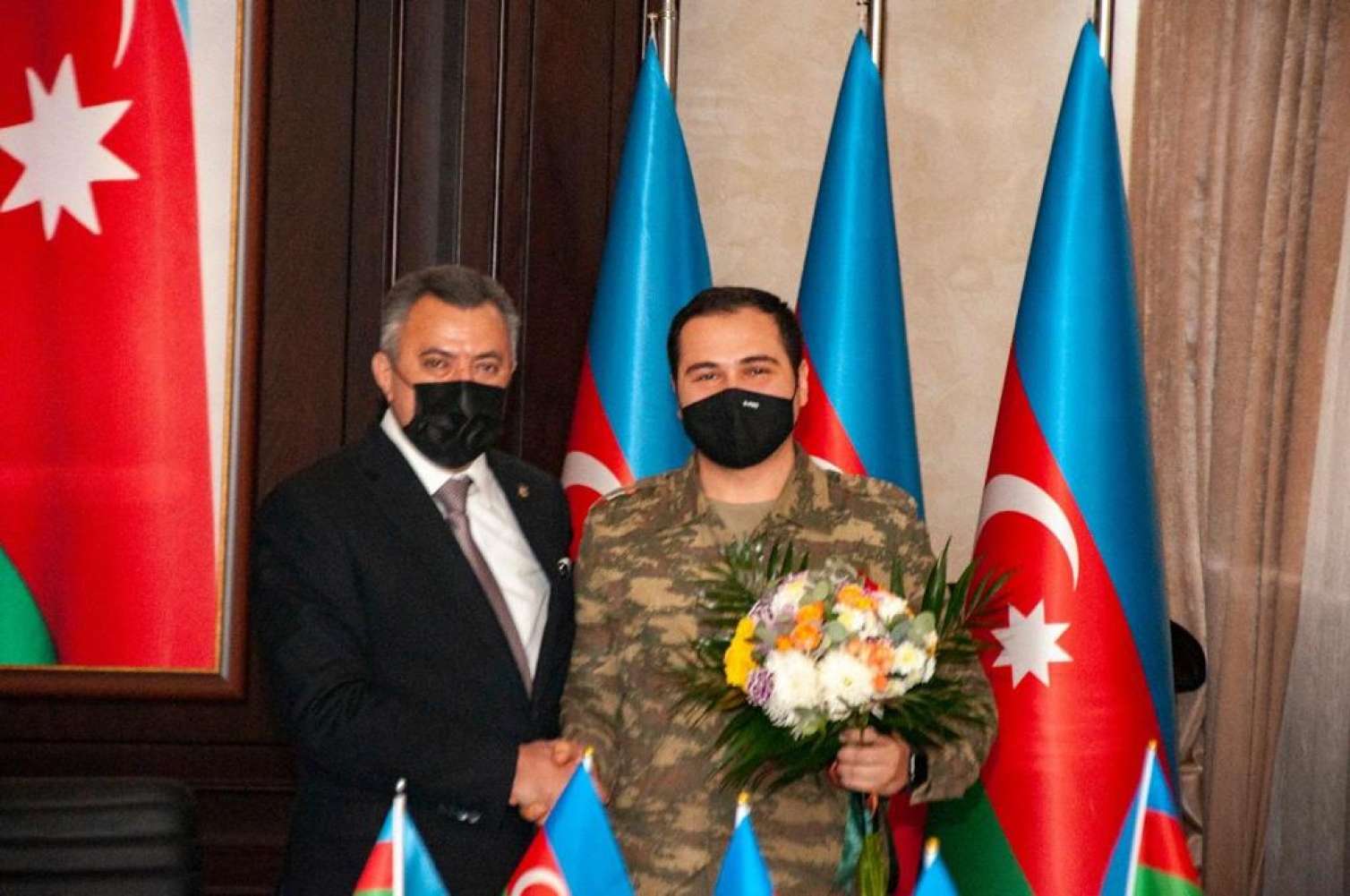 İcra başçısı şəhid ailələri və qazilərlə görüşdü -  FOTOLAR