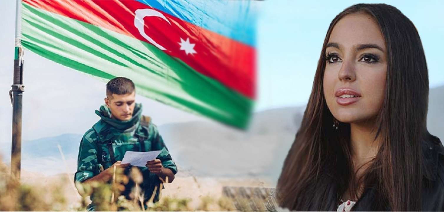 Leyla Əliyeva Azərbaycan əsgəri haqqında şeir yazdı 