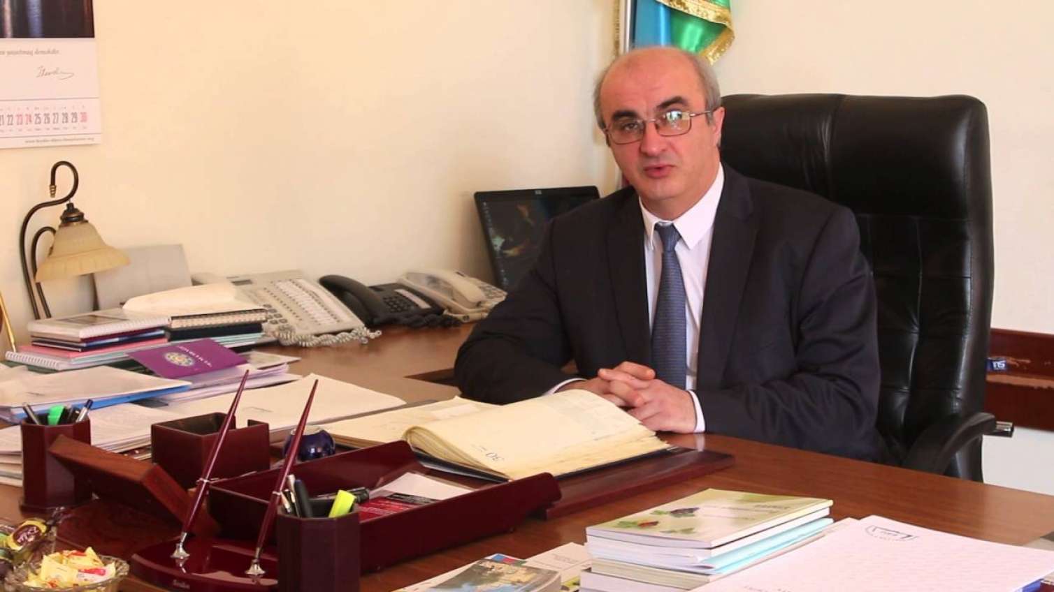 Asif Hacıyev Moskva universitetinin tələbələrinə mühazirə oxudu  