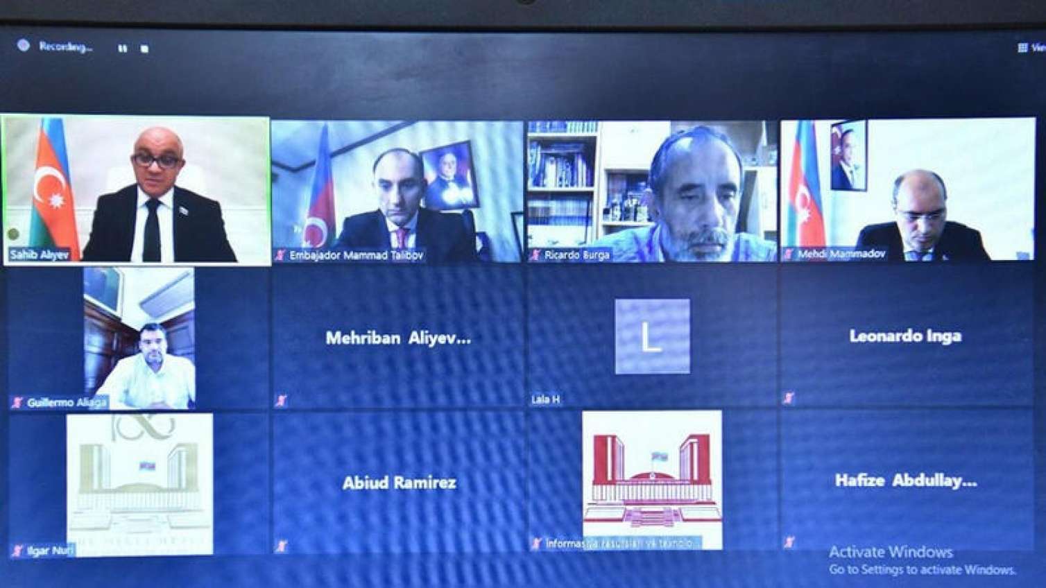 Peru deputatlarına Xocalı soyqırımından bəhs edildi 
