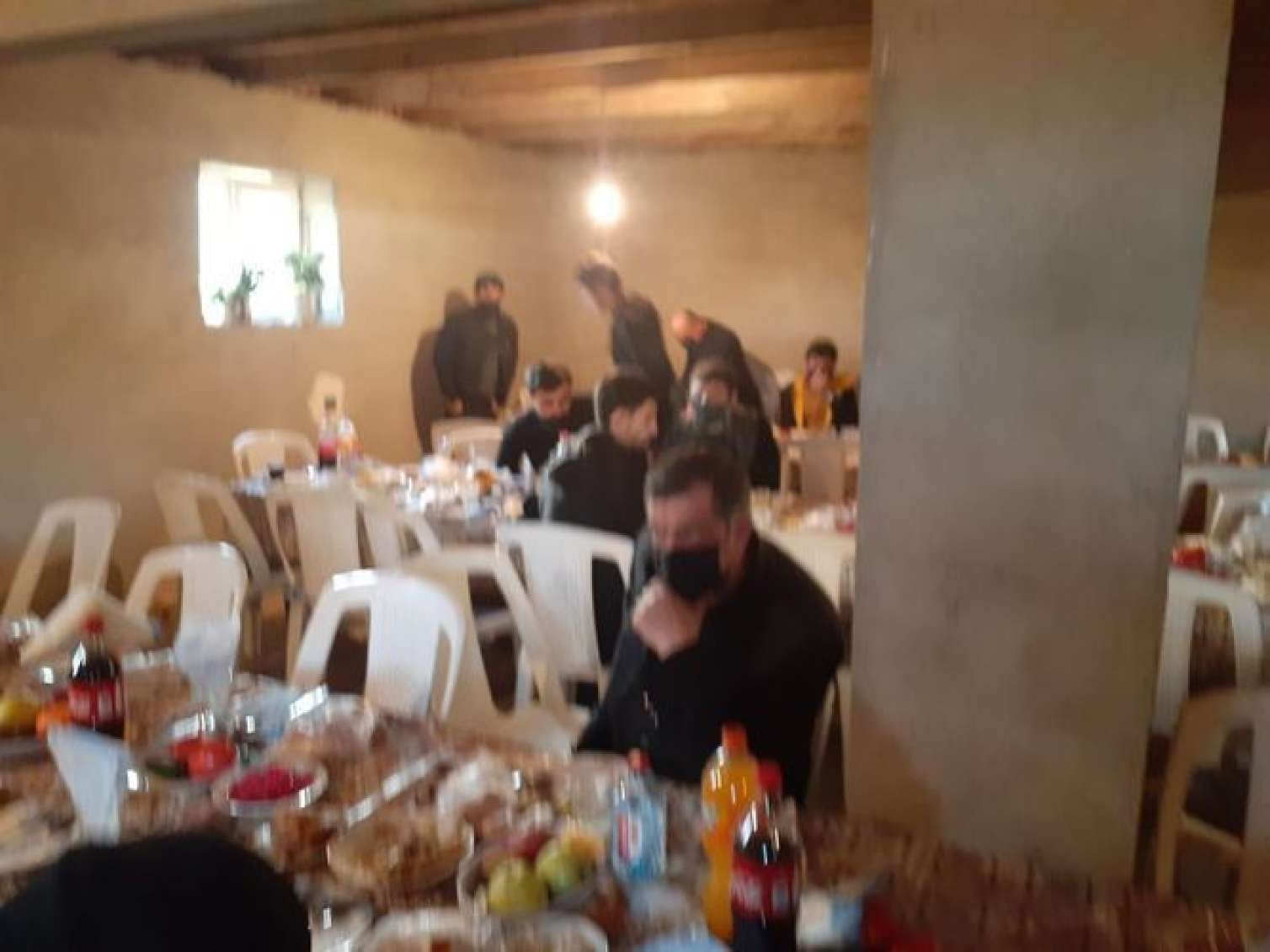 Gizli toy mərasimi təşkil edənlər cərimələndi  FOTOLAR