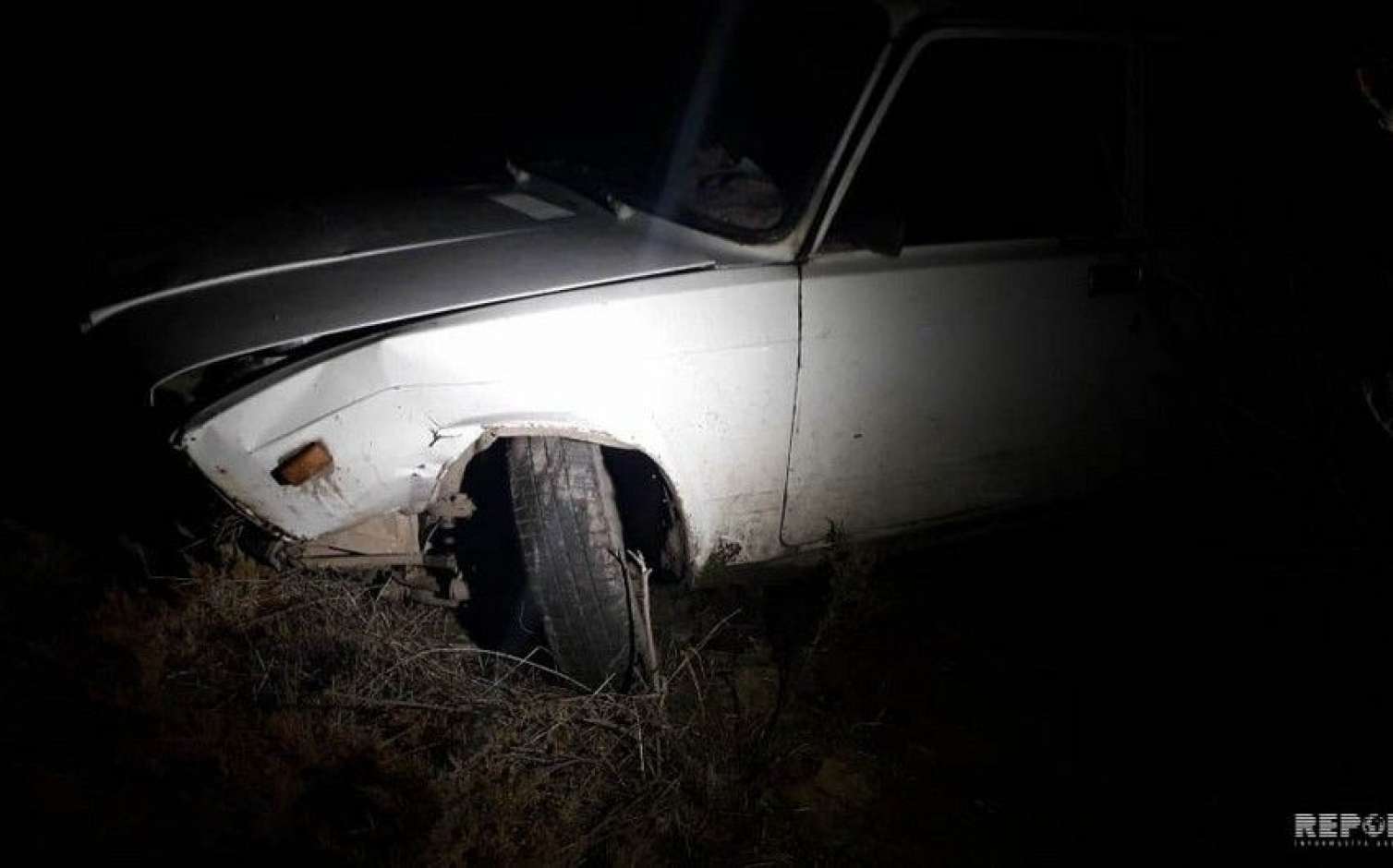 Polis əməkdaşı Suqovuşanda qəzaya düşdü 