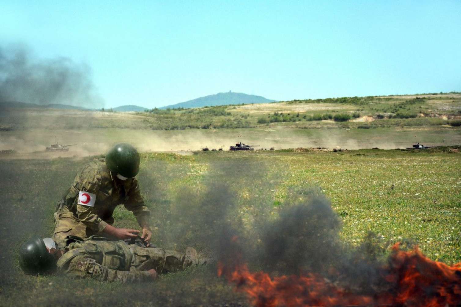 Hərbçilərimiz Türkiyədə təlimlərdə -  FOTOLAR