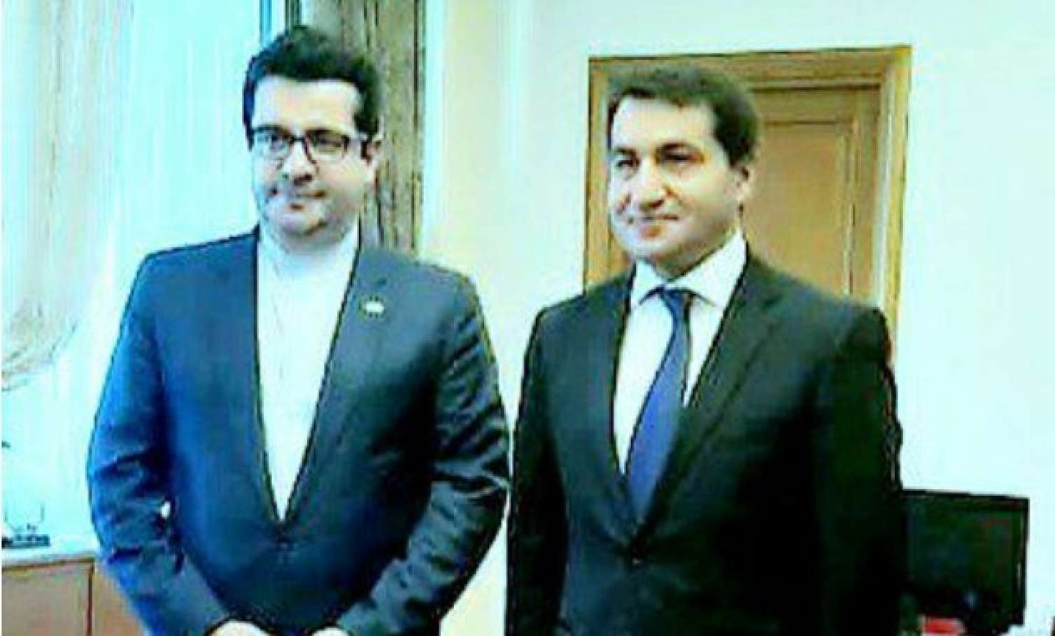 Hikmət Hacıyev İranın Azərbaycandakı səfiri ilə görüşdü 