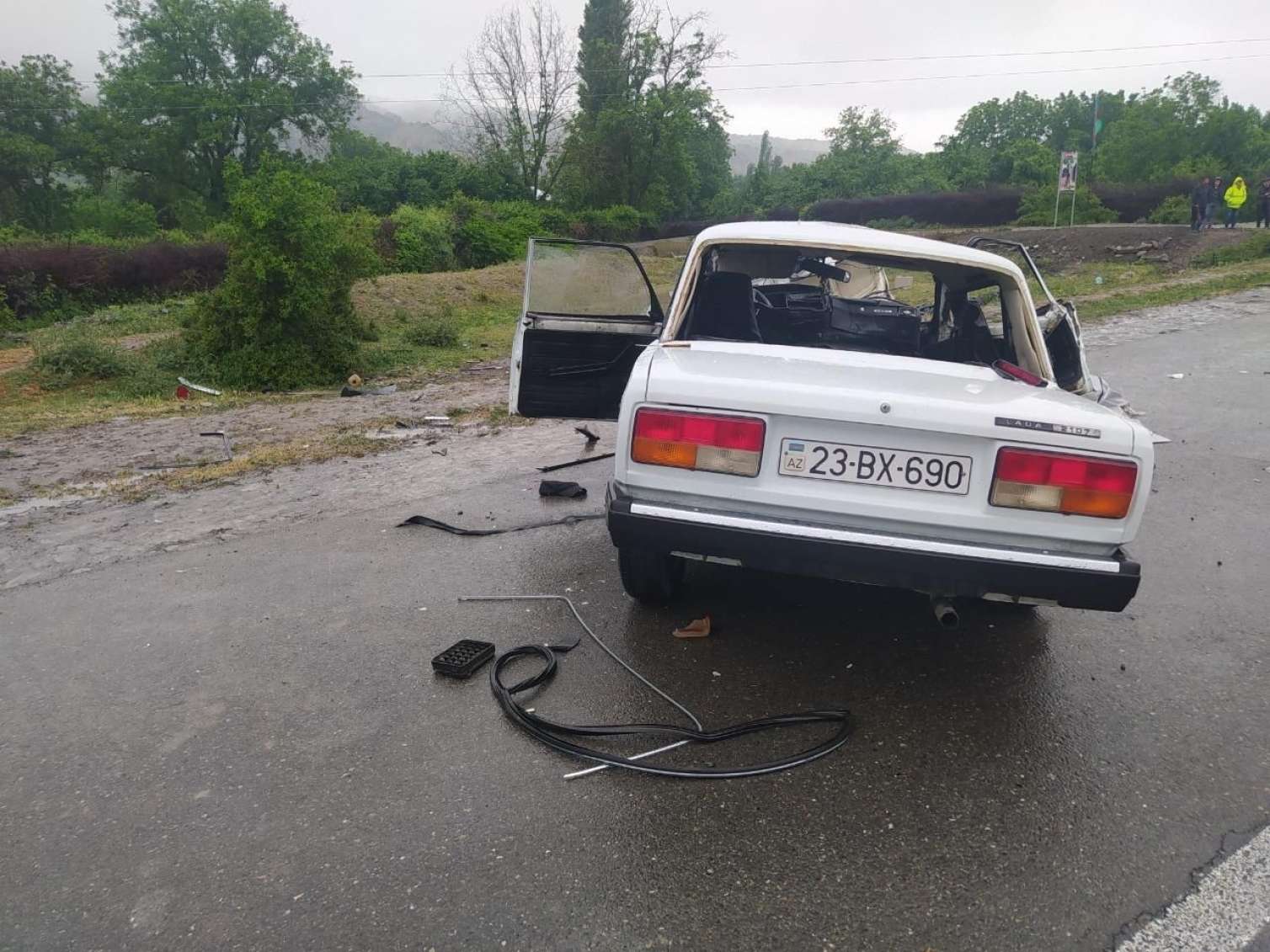 3 nəfərin ölümünə səbəb olan sürücü həbs edildi -  FOTOLAR