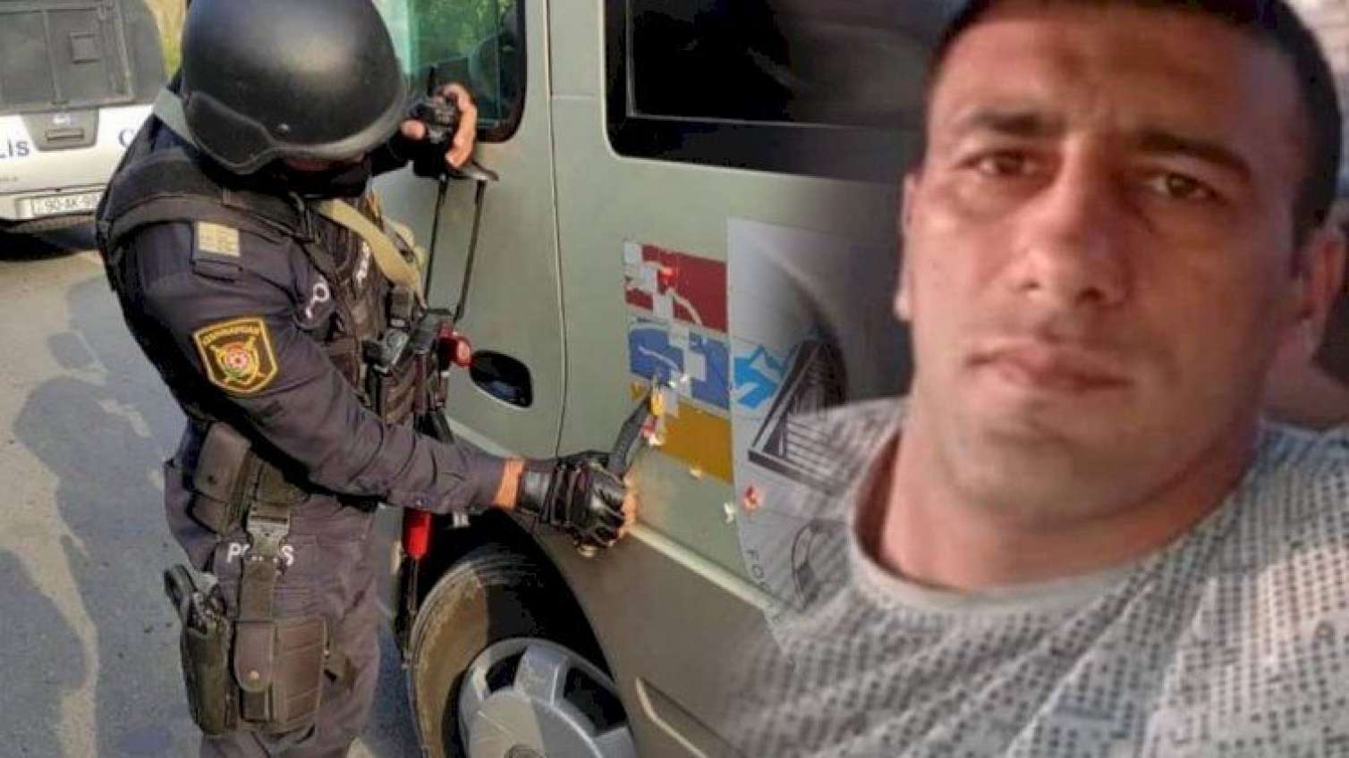 Erməni bayrağını silən polis kimdir? -  FOTO