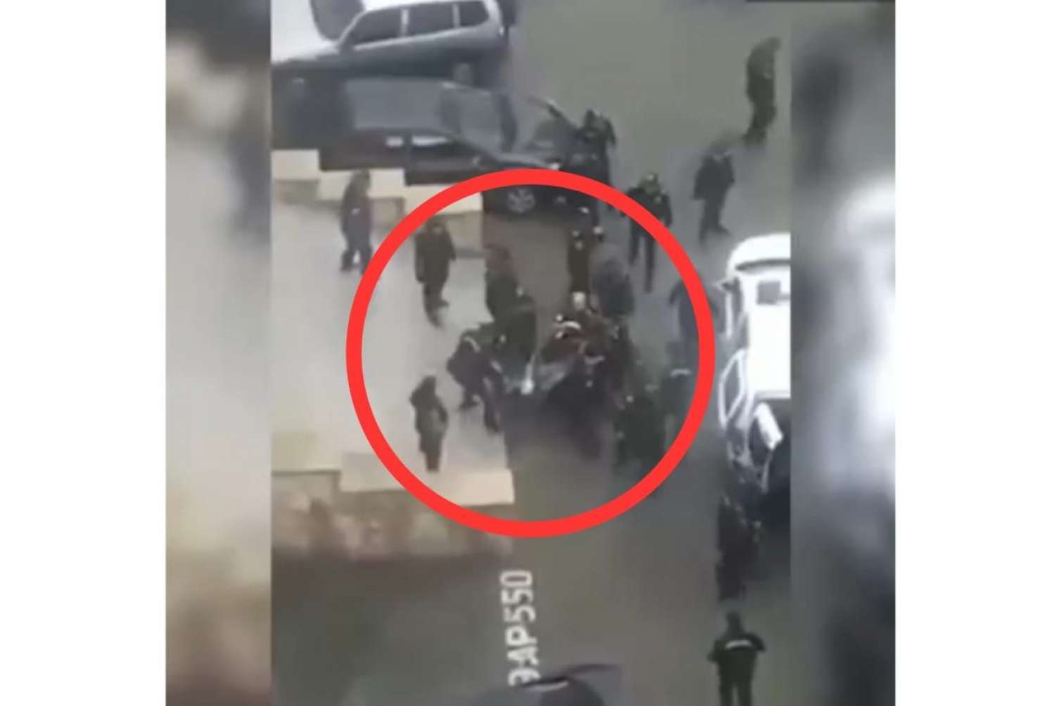 Bakıda polisin öldürdüyü qadının görüntüləri -  VİDEO
