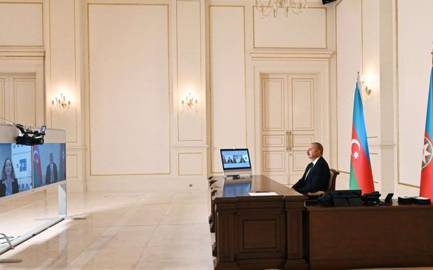 Prezident İspaniya agentliyinə müsahibə verdi - TAM MƏTN 