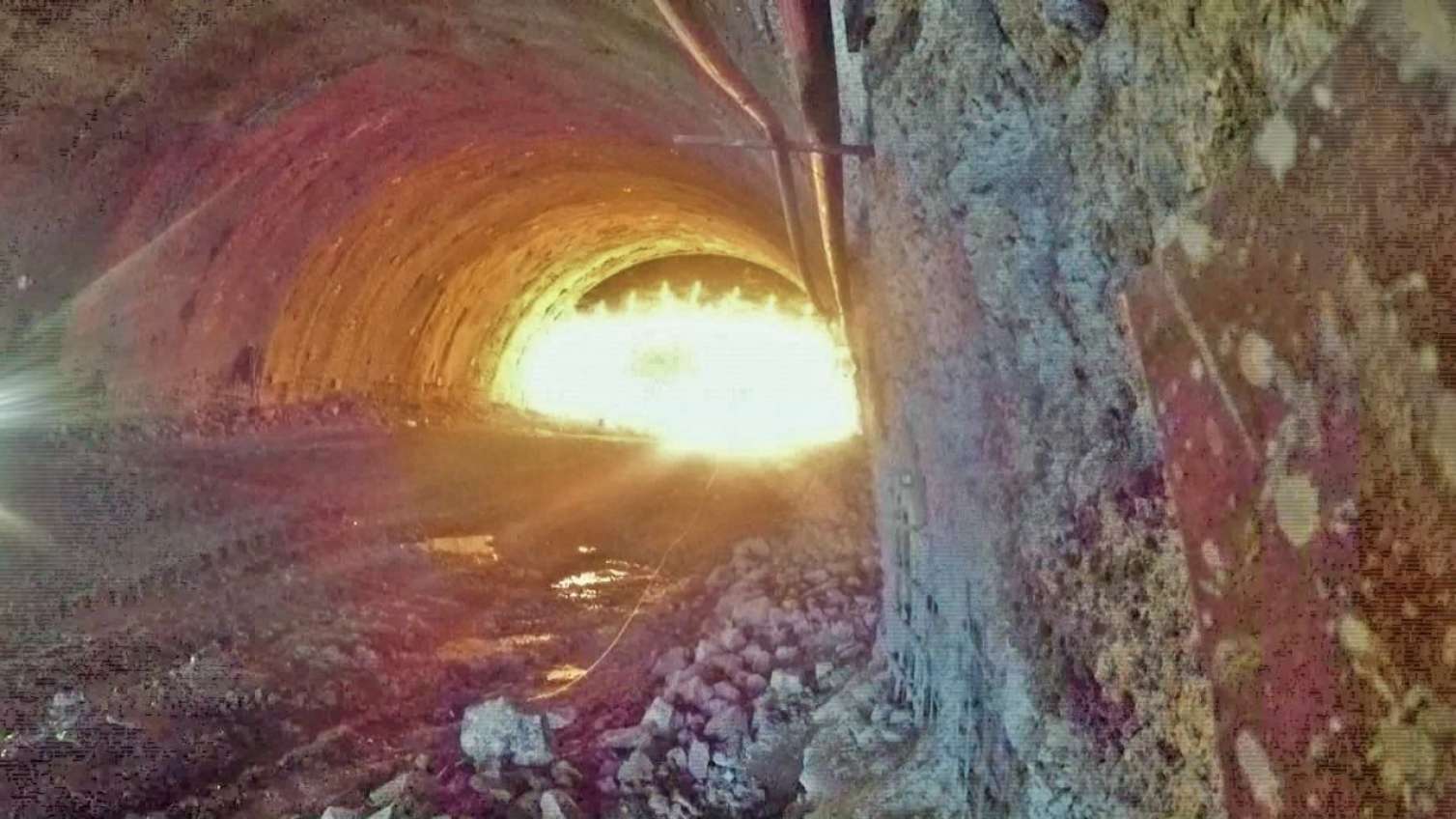 Murovdağ tunelinin inşasından  FOTOLAR