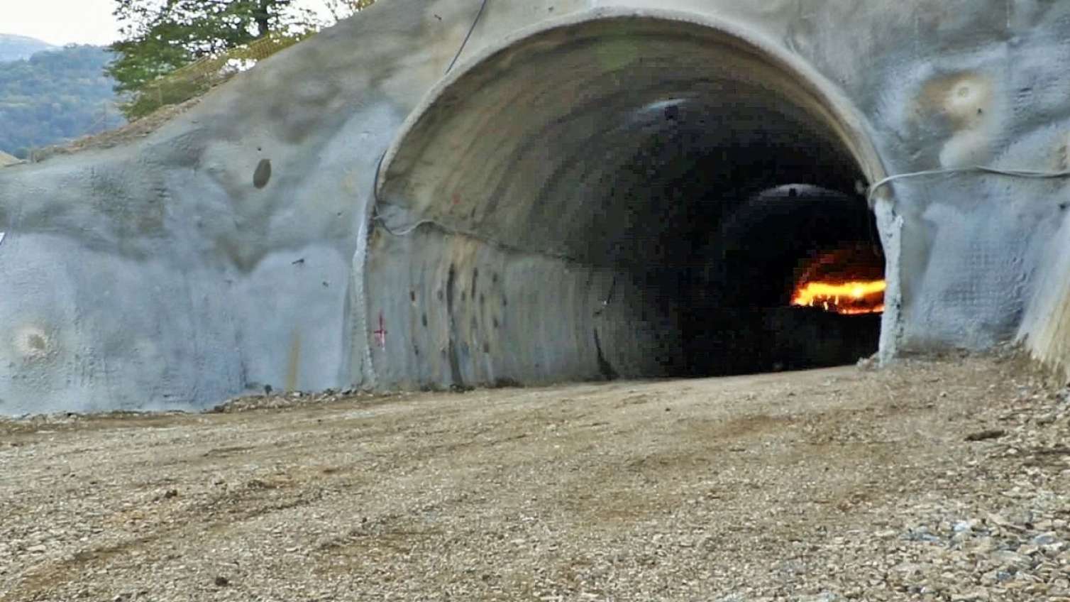 Murovdağ tunelinin inşasından  FOTOLAR