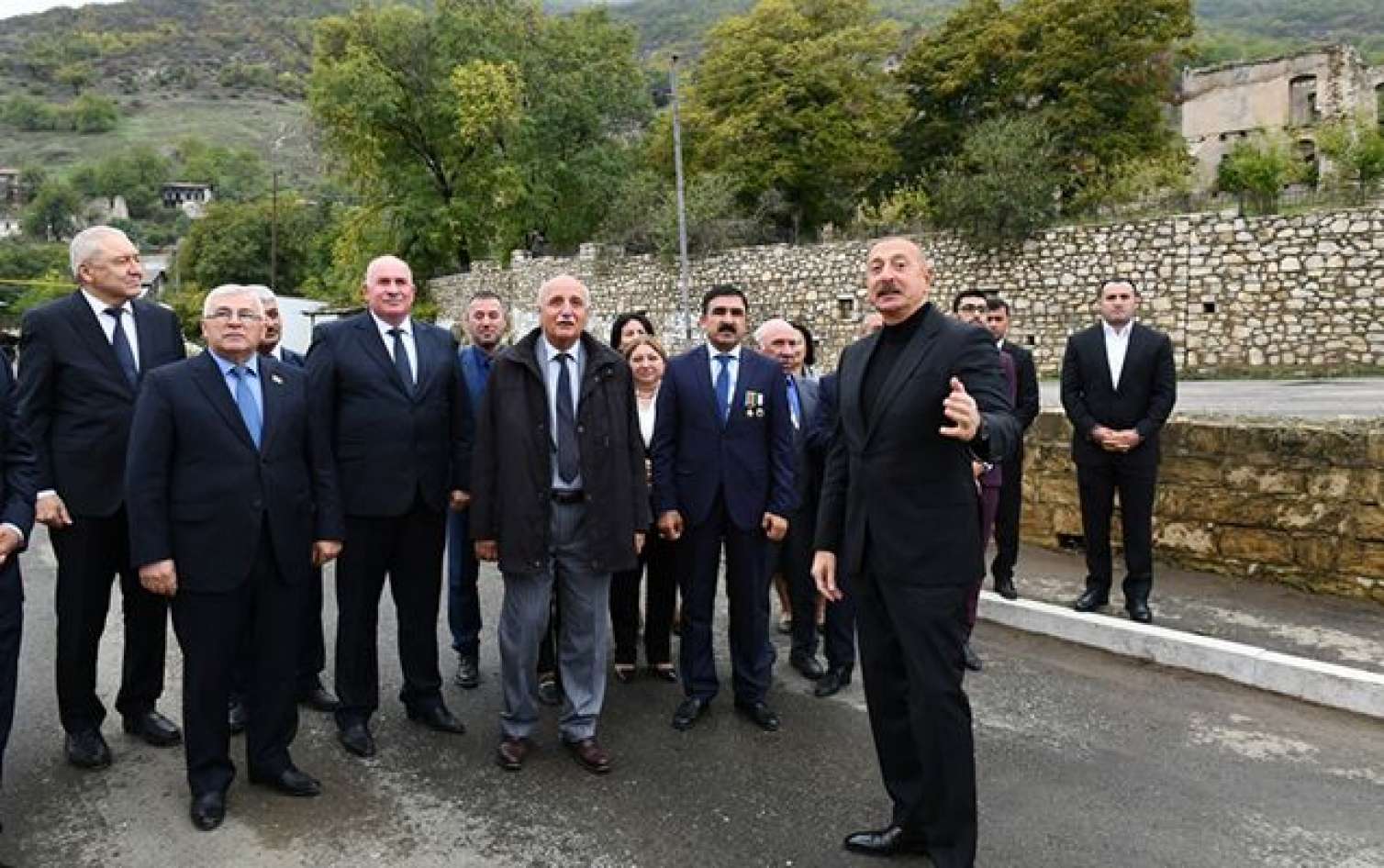 İlham Əliyev Hadrut və Tuğ kəndində -  FOTOLAR
