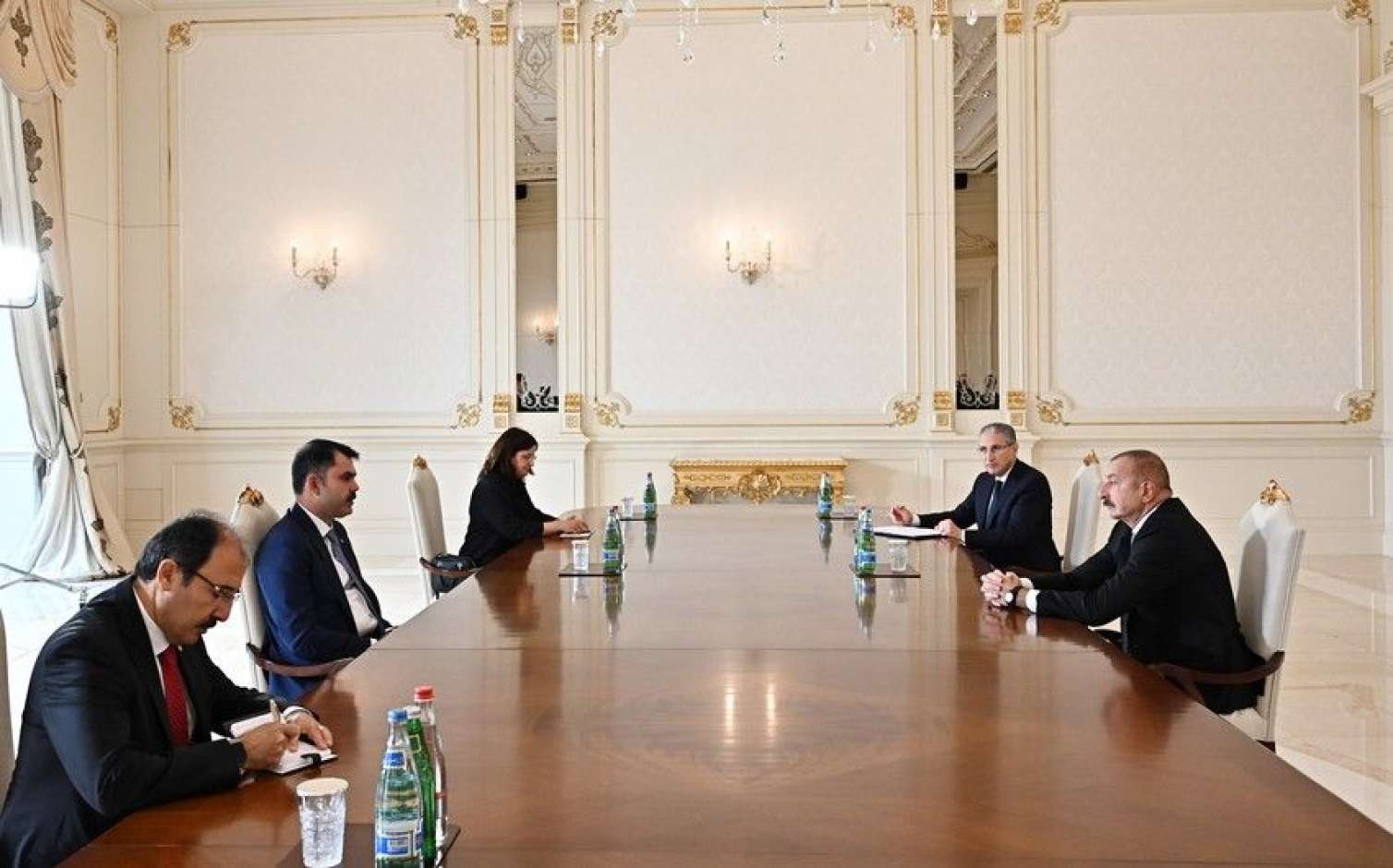 Prezident türkiyəli naziri qəbul etdi -  FOTO