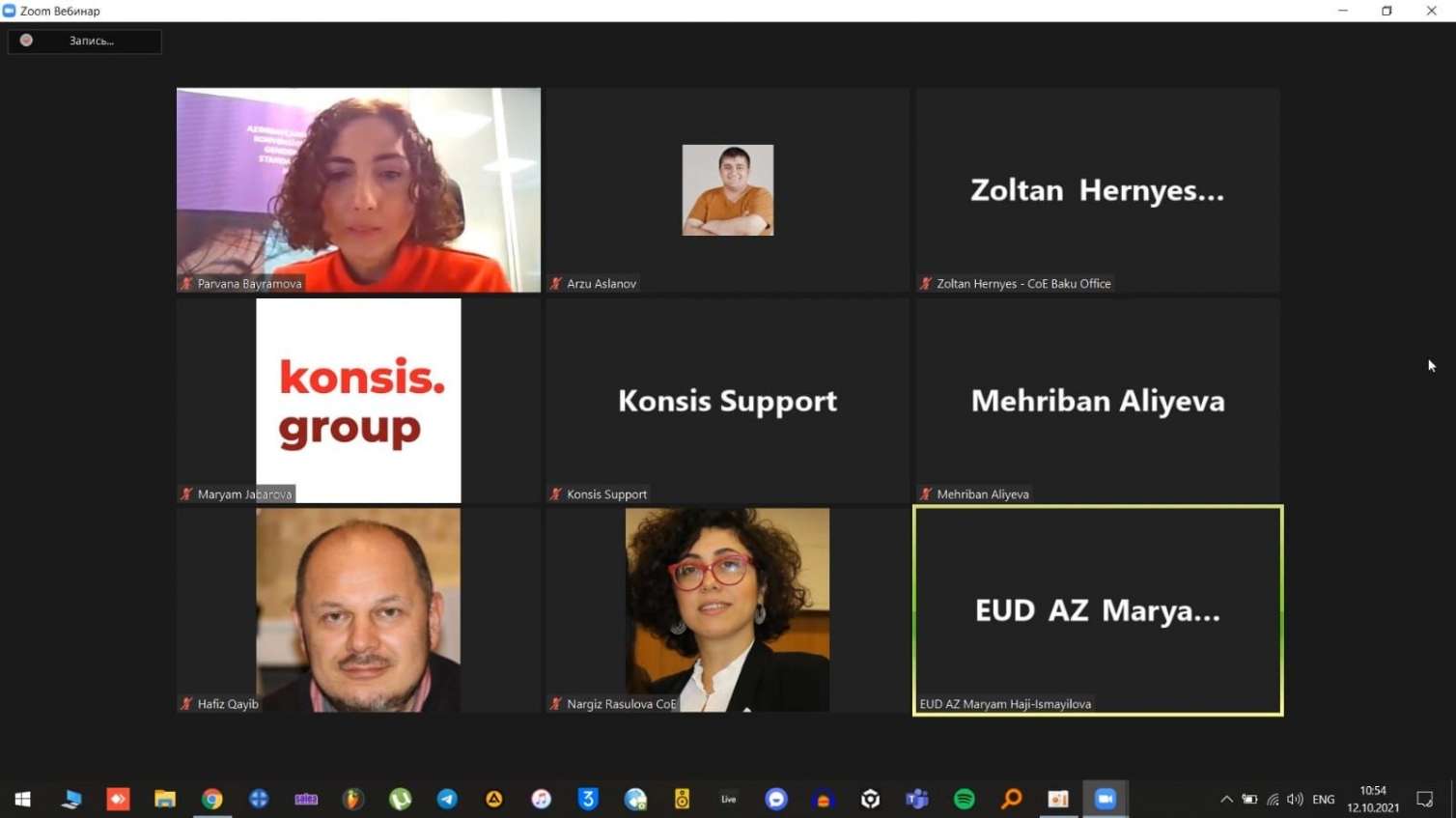 Qadın zorakılığına qarşı vebinar keçirildi -  FOTO - VİDEO