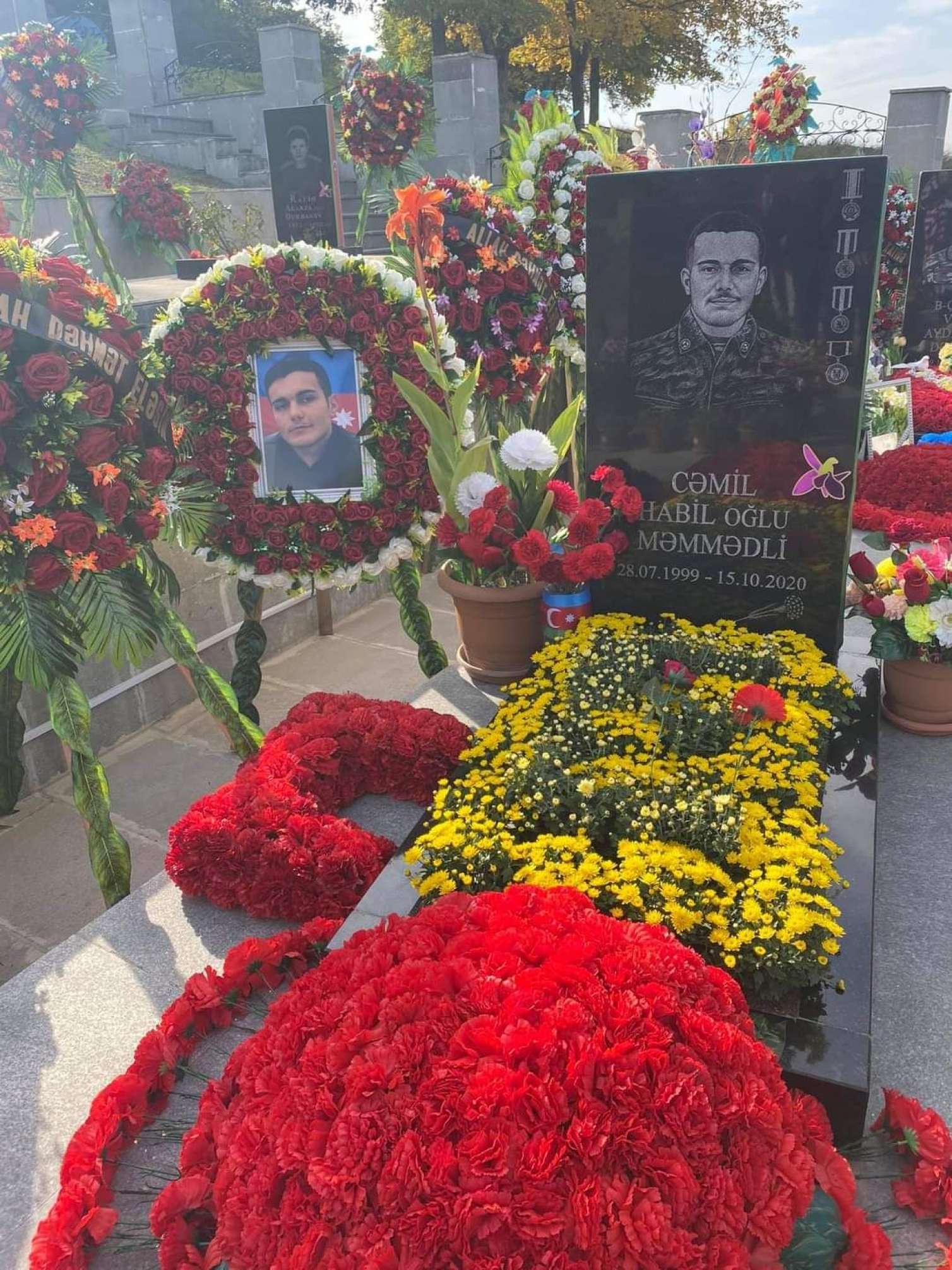 Nazir müavini şəhidin anım günündə iştirak etdi -  FOTOLAR