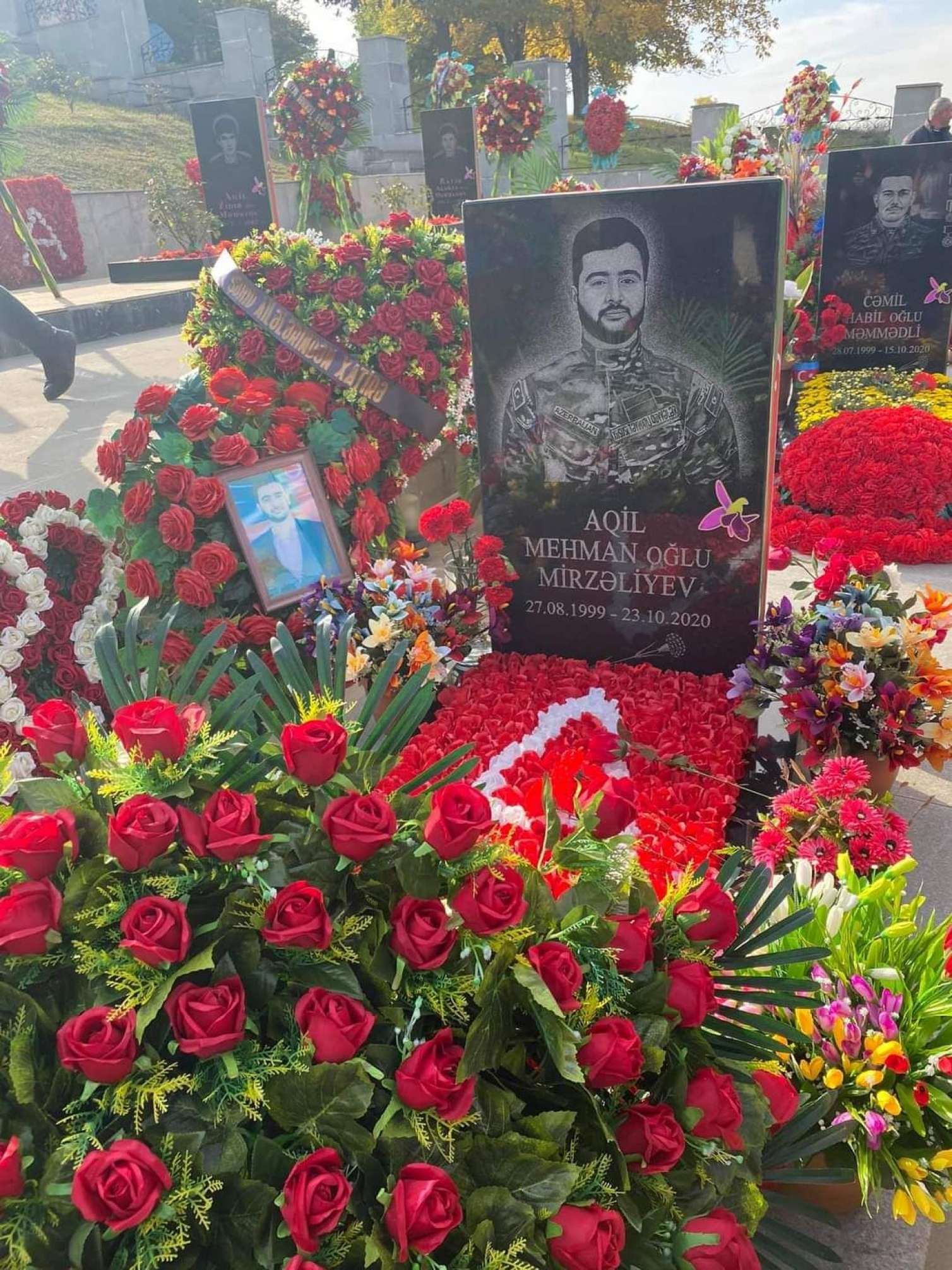 Nazir müavini şəhidin anım günündə iştirak etdi -  FOTOLAR