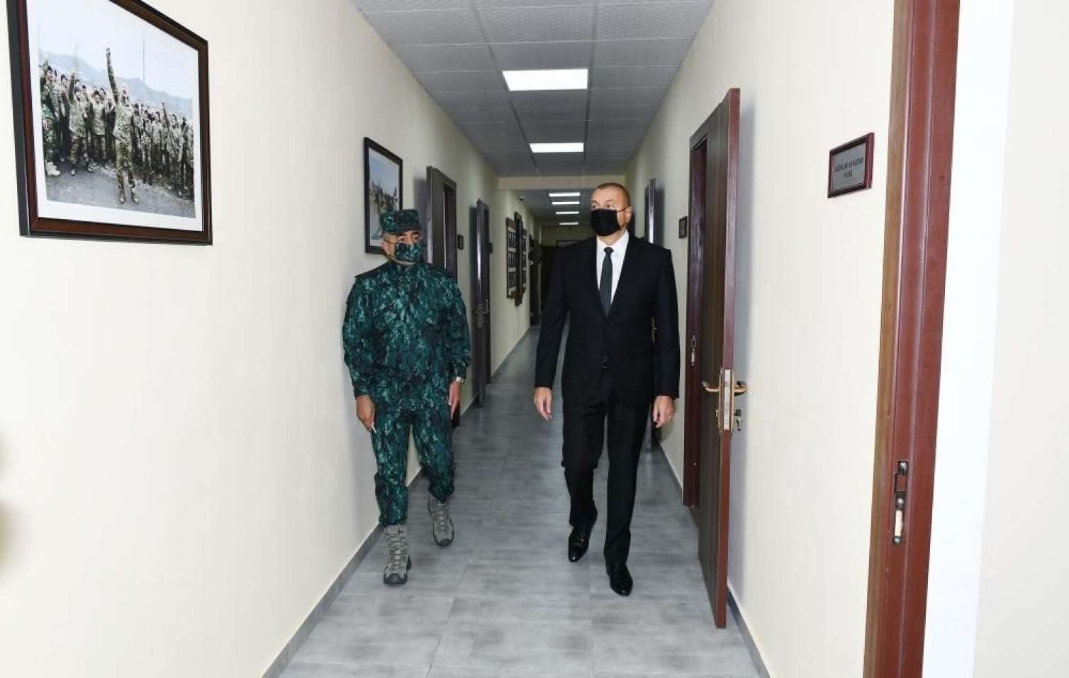 İlham Əliyev İran-Ermənistan sərhədindəki hərbi hissədə -  FOTOLAR