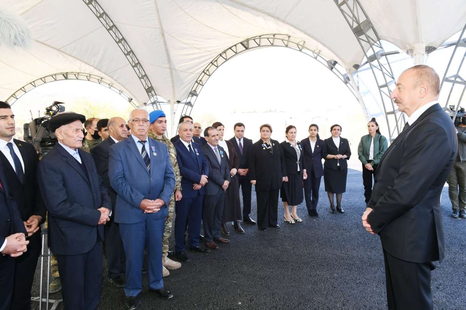 Prezident və xanımı Qubadlıya getdi -  FOTOLAR - YENİLƏNİB 