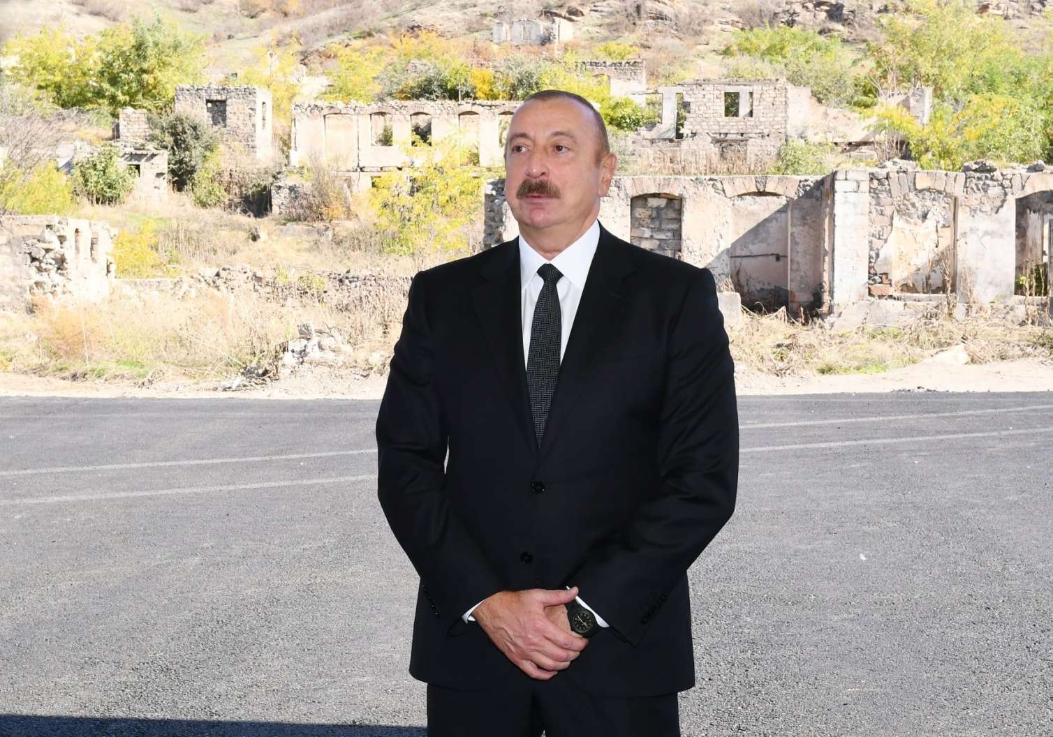 Prezident və xanımı Qubadlıya getdi -  FOTOLAR - YENİLƏNİB 