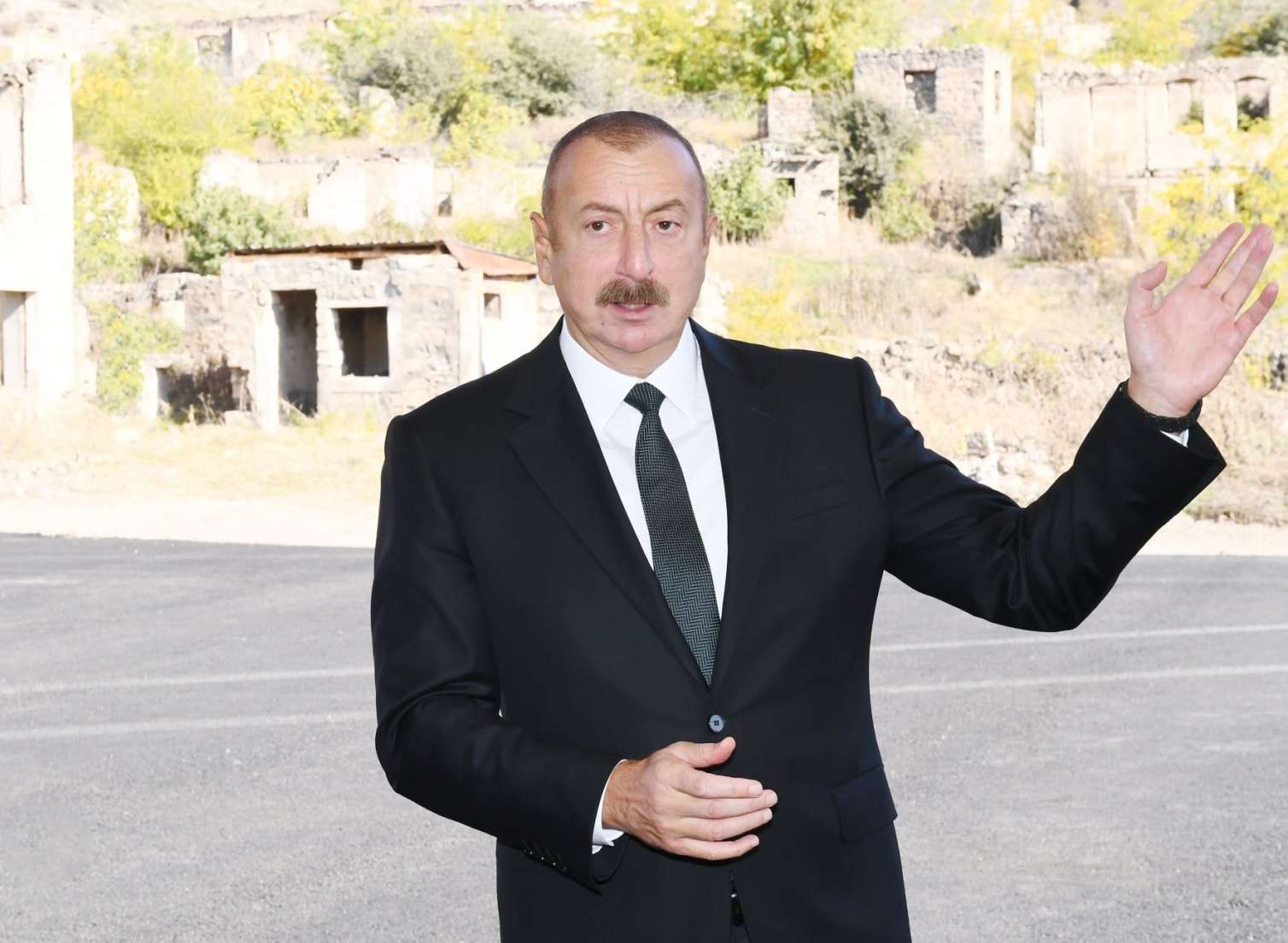 Prezident və xanımı Qubadlıya getdi -  FOTOLAR - YENİLƏNİB 
