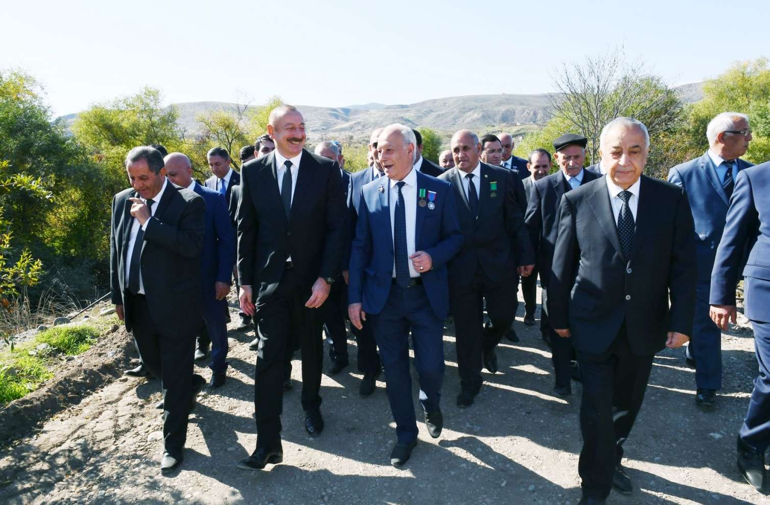 Prezident və xanımı Qubadlıya getdi -  FOTOLAR - YENİLƏNİB 