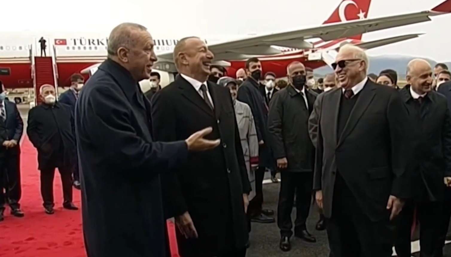 Əliyev və Ərdoğanın Cahangir Əsgərovla zarafatı: “Bığı tökülüb” -  VİDEO