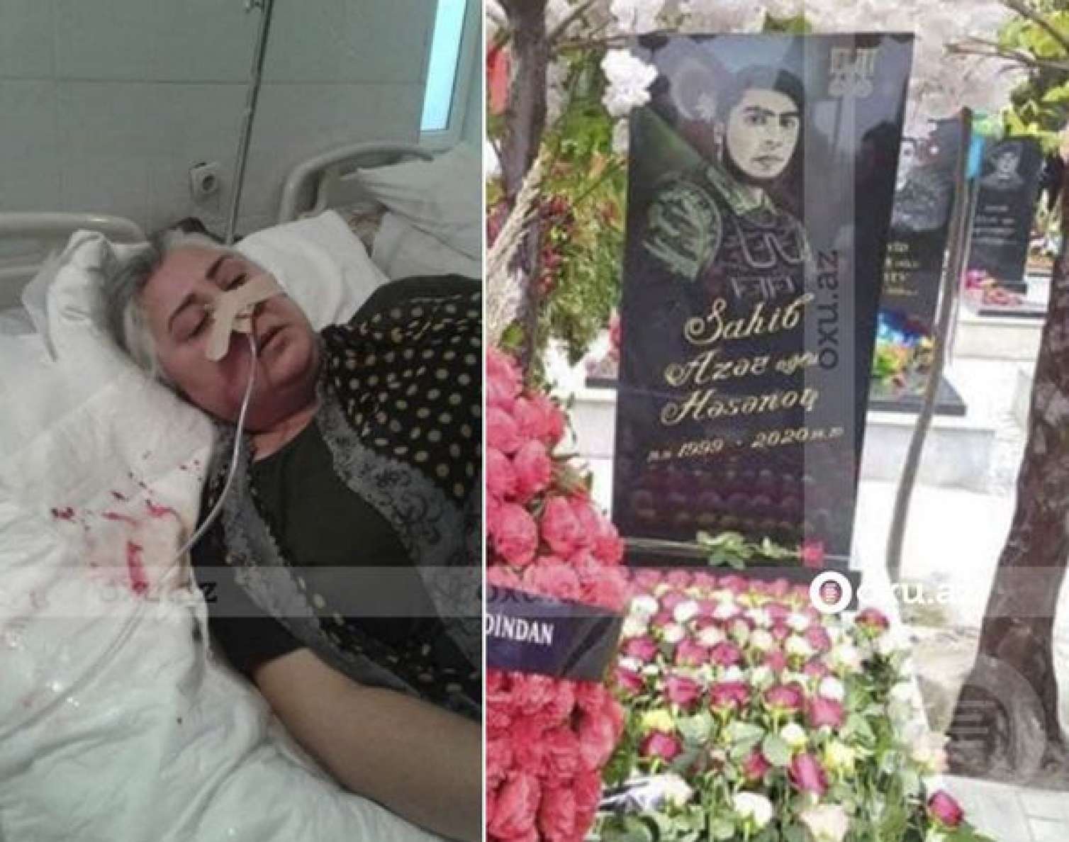 Şəhid anası intihara cəhd etdi - FOTO 