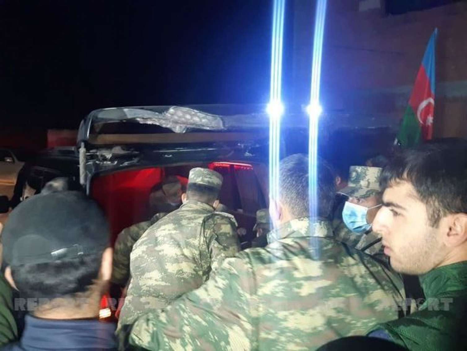 Şəhid Elçin Ağayevin nəşi ailəsinə təhvil verildi - FOTOLAR 