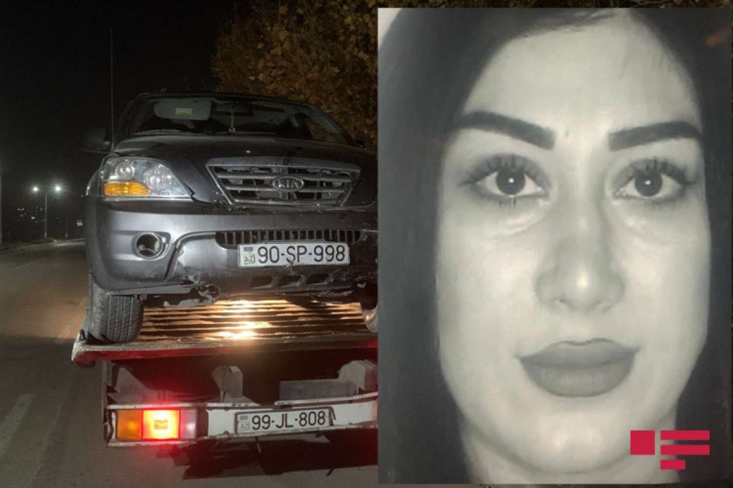 Masazırda qəza: sərxoş youtuber qadın avtomobili qaçırdı - FOTO 