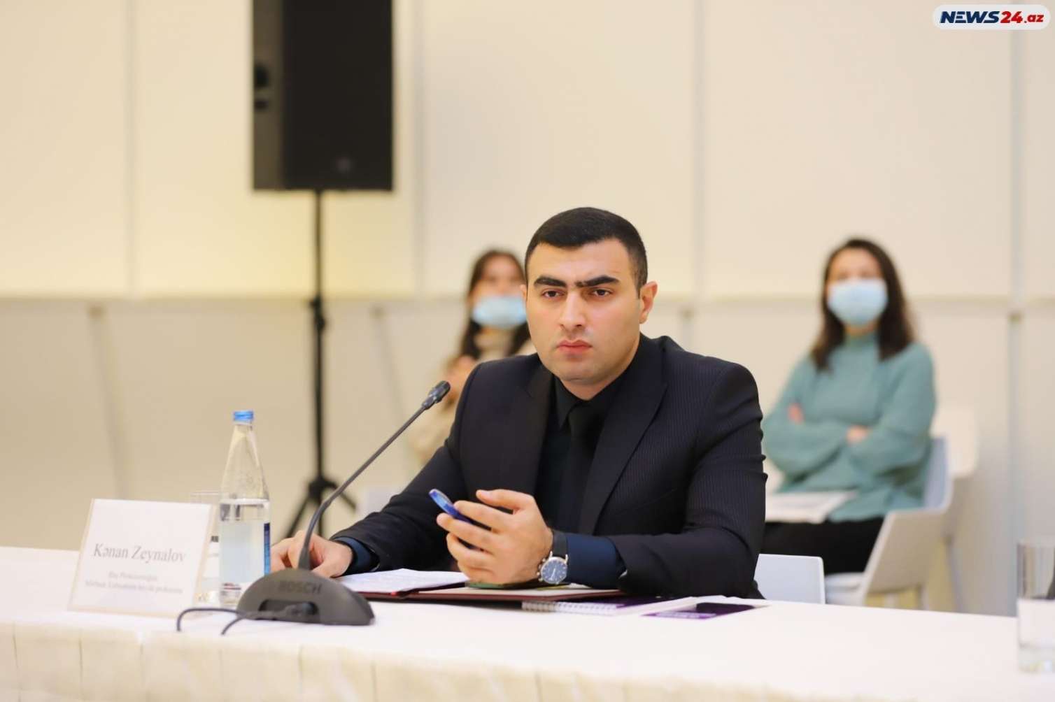 "Qadına şiddətə son" adlı dəyirmi masa keçirildi -  FOTOLAR