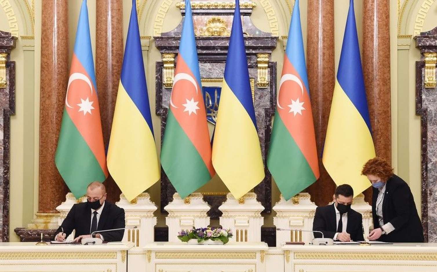 Azərbaycan-Ukrayna sənədləri imzalandı -  YENİLƏNİB - FOTO