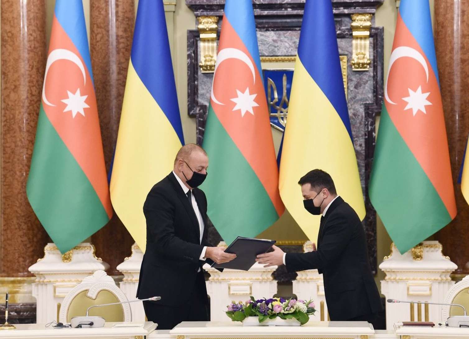 Azərbaycan-Ukrayna sənədləri imzalandı -  YENİLƏNİB - FOTO