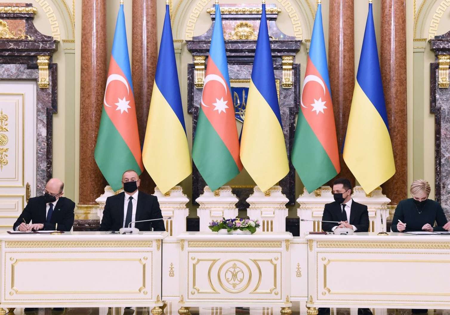 Azərbaycan-Ukrayna sənədləri imzalandı -  YENİLƏNİB - FOTO