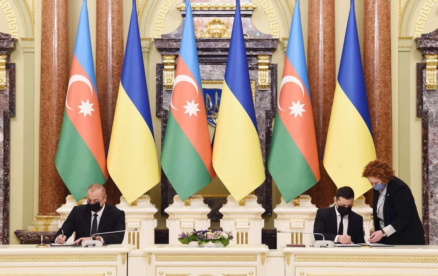 Azərbaycan-Ukrayna sənədləri imzalandı -  YENİLƏNİB - FOTO
