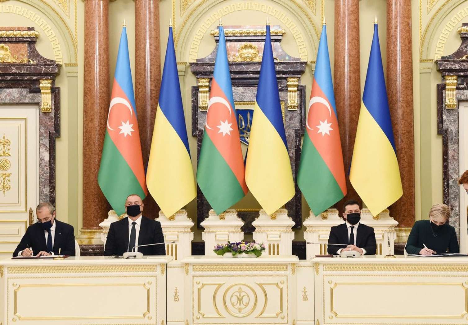 Azərbaycan-Ukrayna sənədləri imzalandı -  YENİLƏNİB - FOTO
