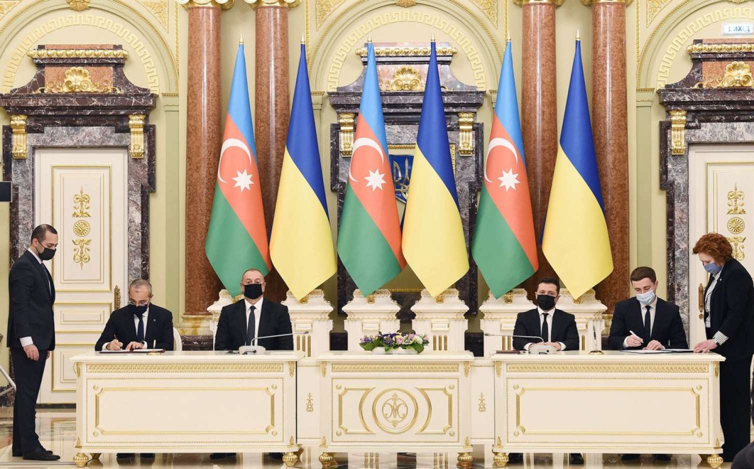 Azərbaycan-Ukrayna sənədləri imzalandı -  YENİLƏNİB - FOTO