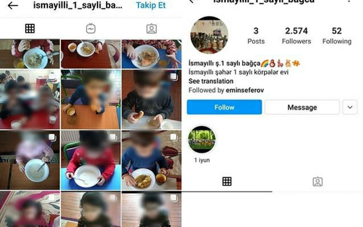 Uşağın döyüldüyü bağça sosial şəbəkədəki paylaşımlarını sildi -  FOTOLAR