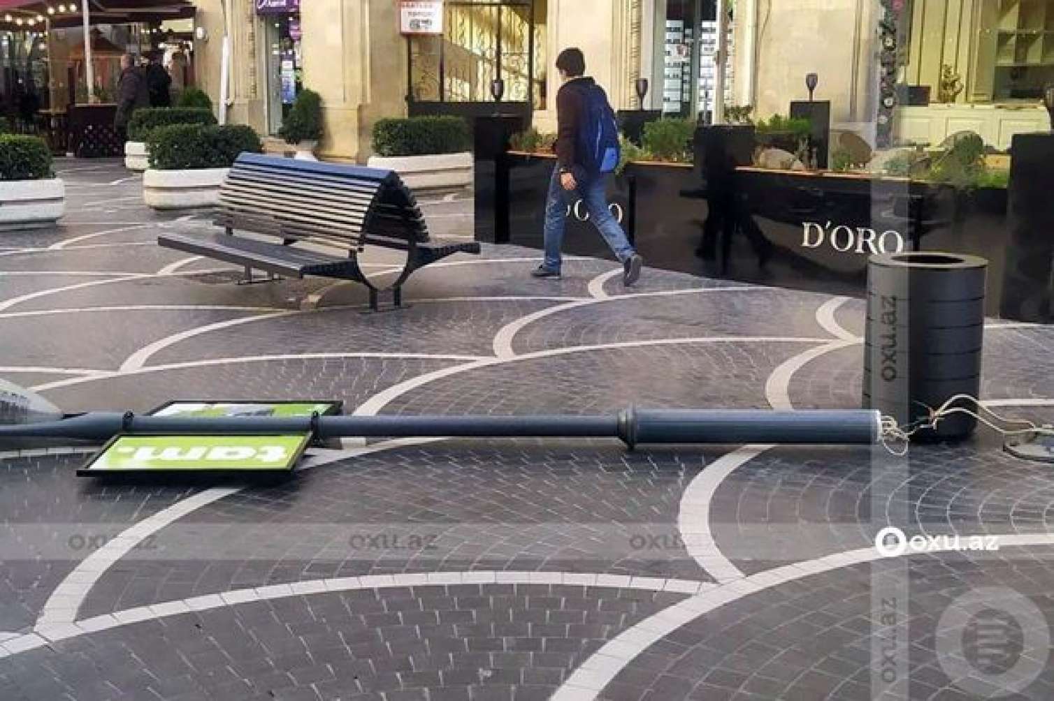 “Tarqovı”da dirək aşdı -  FOTO