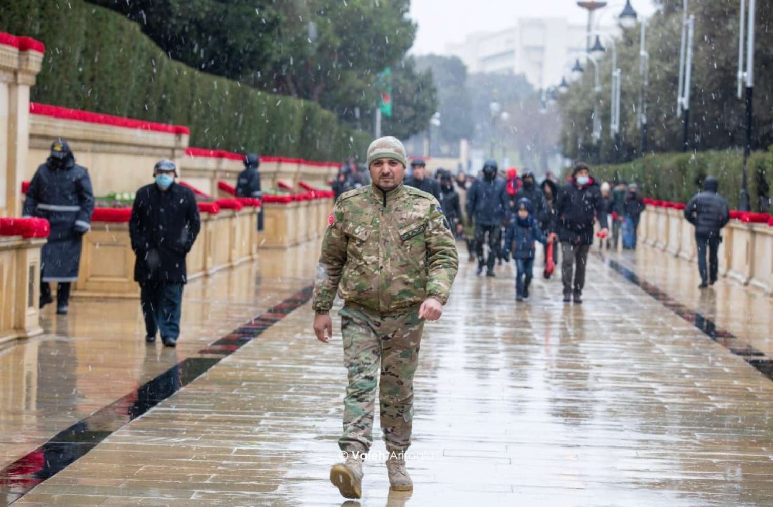 Şəhidlər xiyabanından FOTOREPORTAJ 