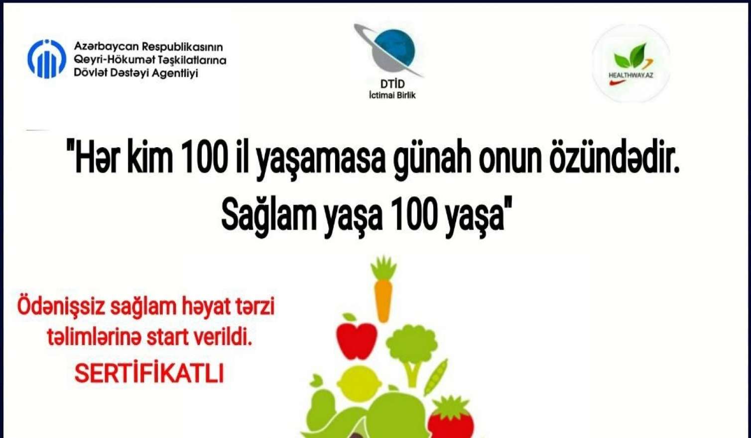"Sağlam yaşa, 100 yaşa” layihəsinə start verildi -  FOTO
