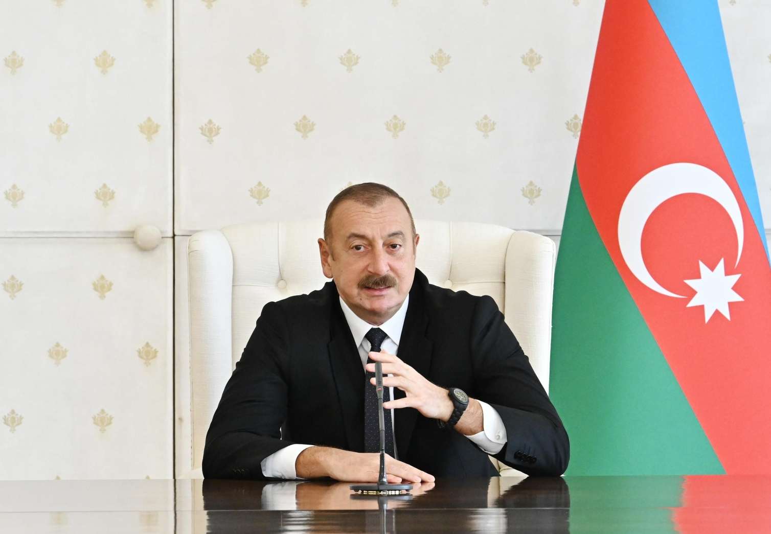 Prezident millimizin üzvlərini qəbul etdi -  YENİLƏNİB - FOTO