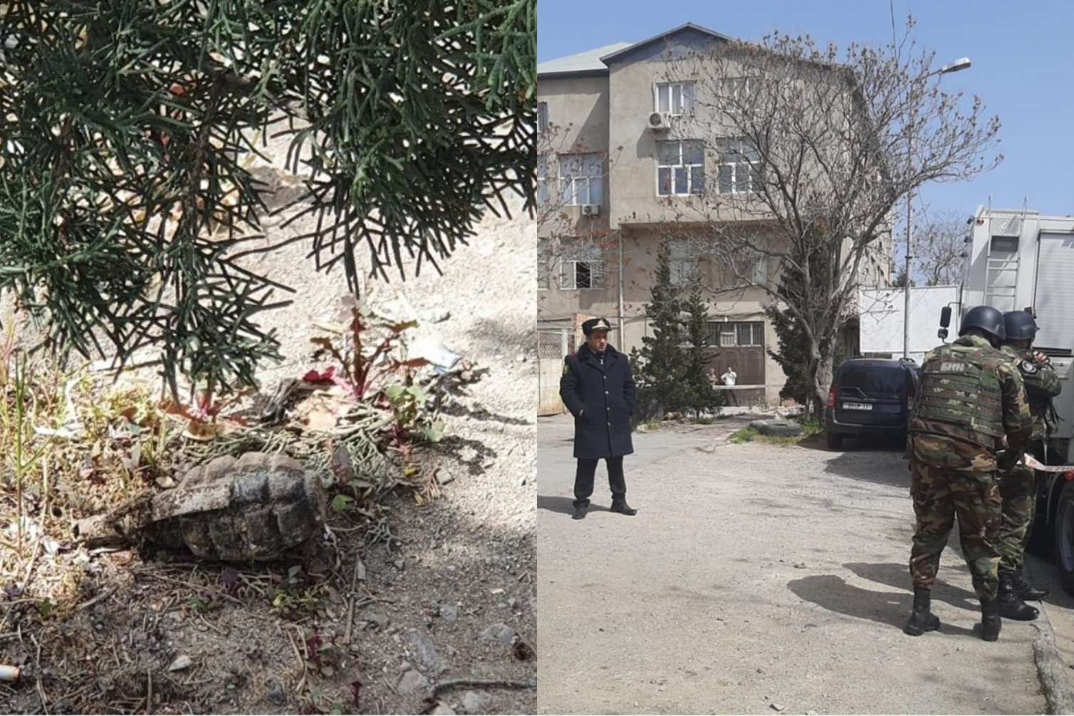 FHN-dən "Qanun"da tapılan qumbara ilə bağlı açıqlama -  YENİLƏNİB - FOTO