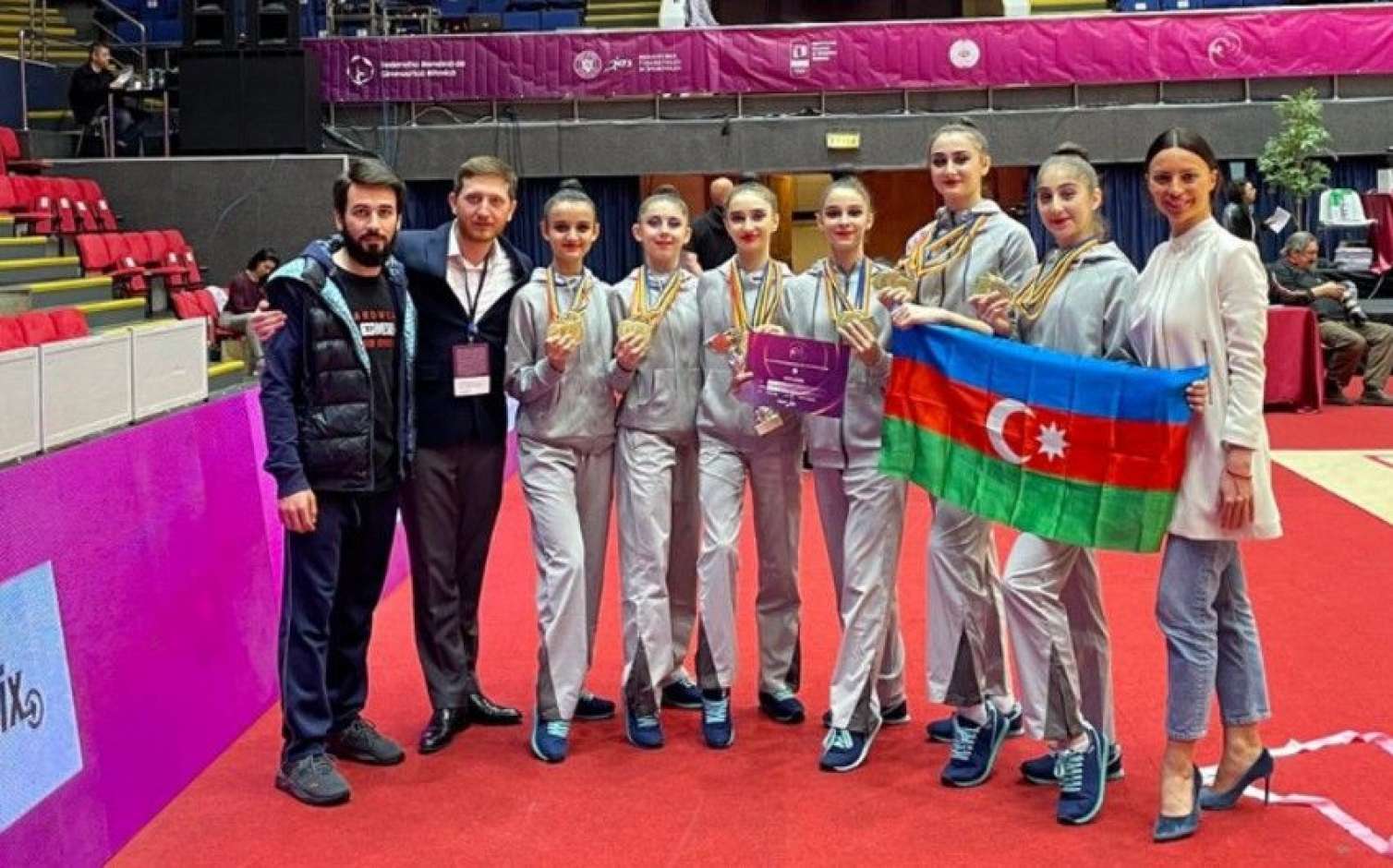 Gimnastlarımız Rumıniya və Polşada medallar qazandı -  FOTO