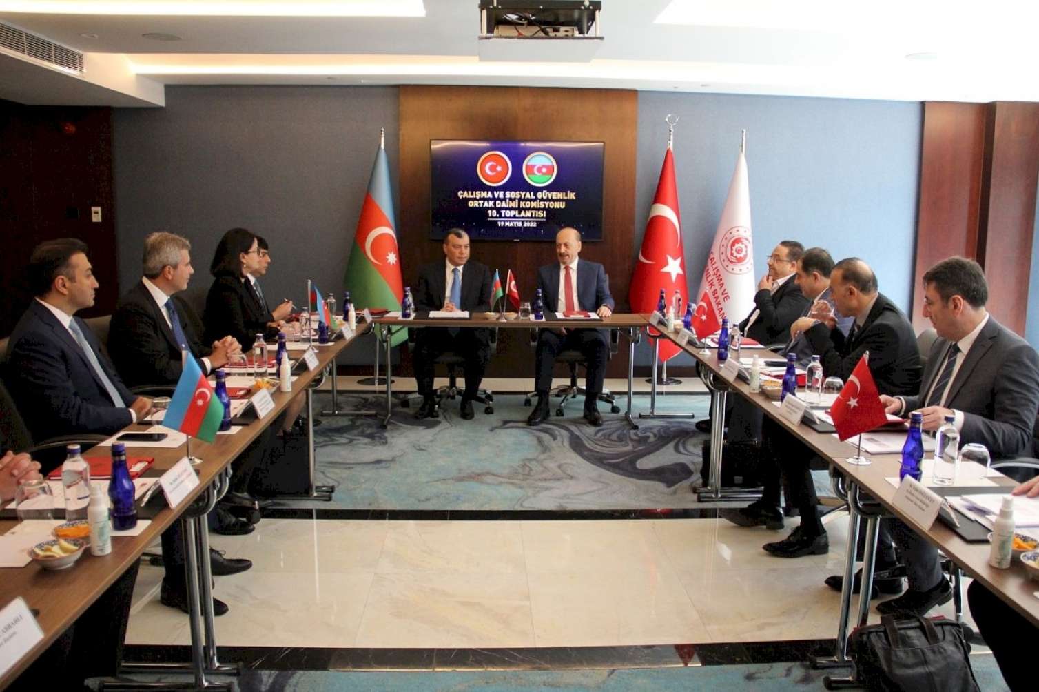 Sahil Babayev türkiyəli həmkarı ilə görüşdü -  FOTO