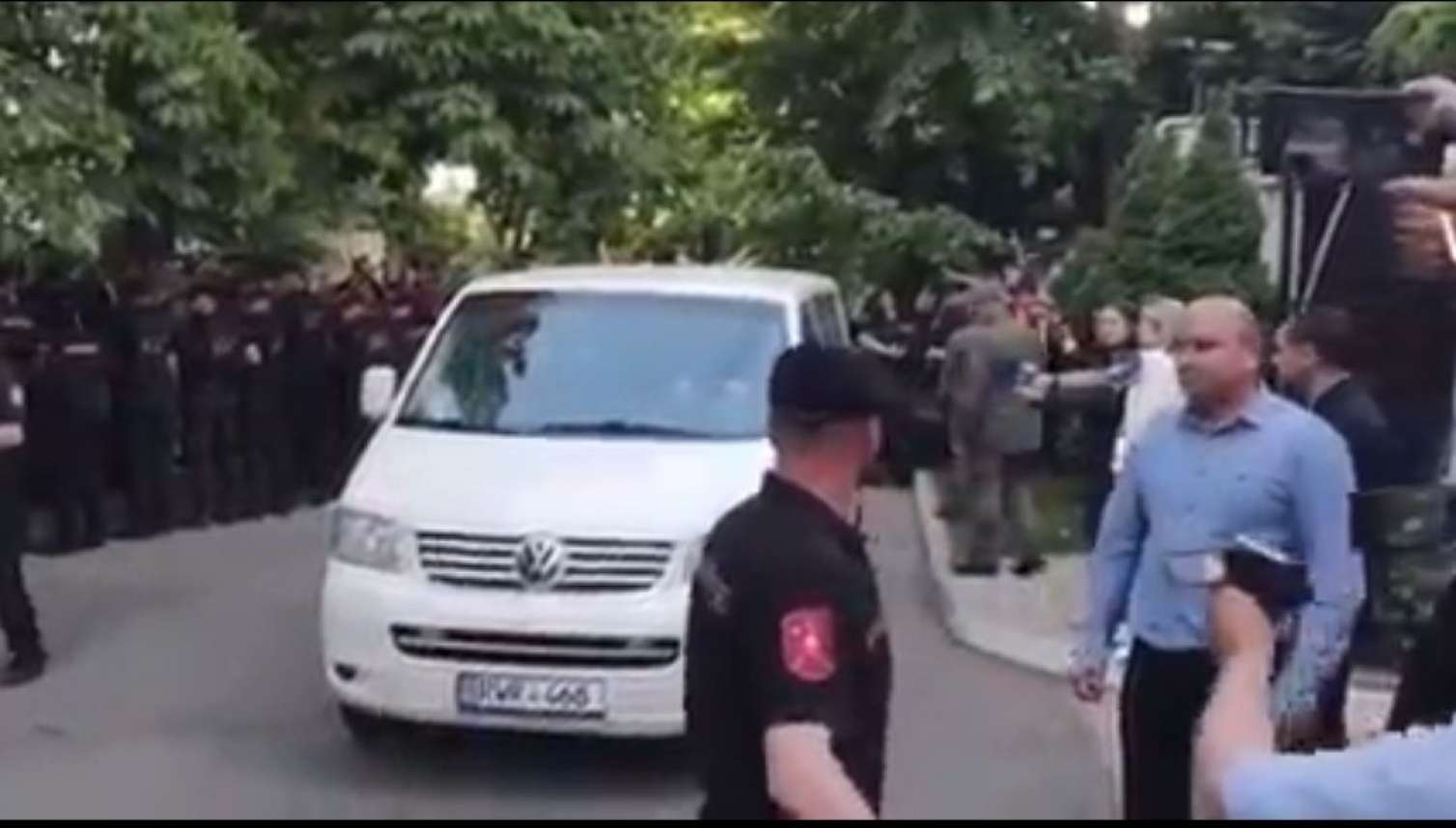 Moldovanın sabiq prezidentinin saxlanılma anı -  VİDEO
