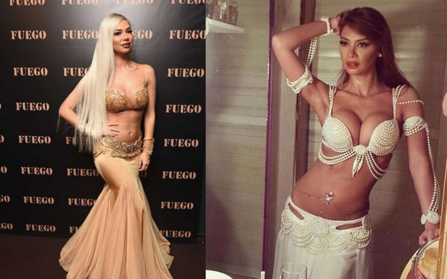 Maddi sıxıntılar yaşayan rəqqasə küçədə paltarlarını satdı -  FOTO