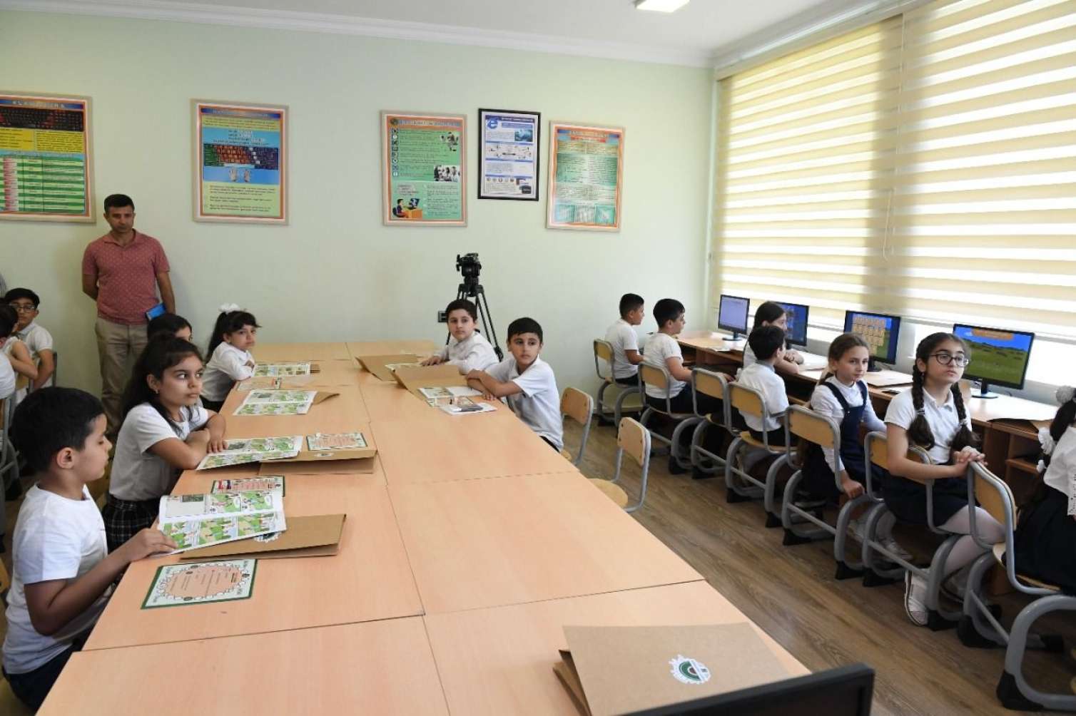 Mina təhlükəsinə dair interaktiv təlim keçirildi -  FOTO