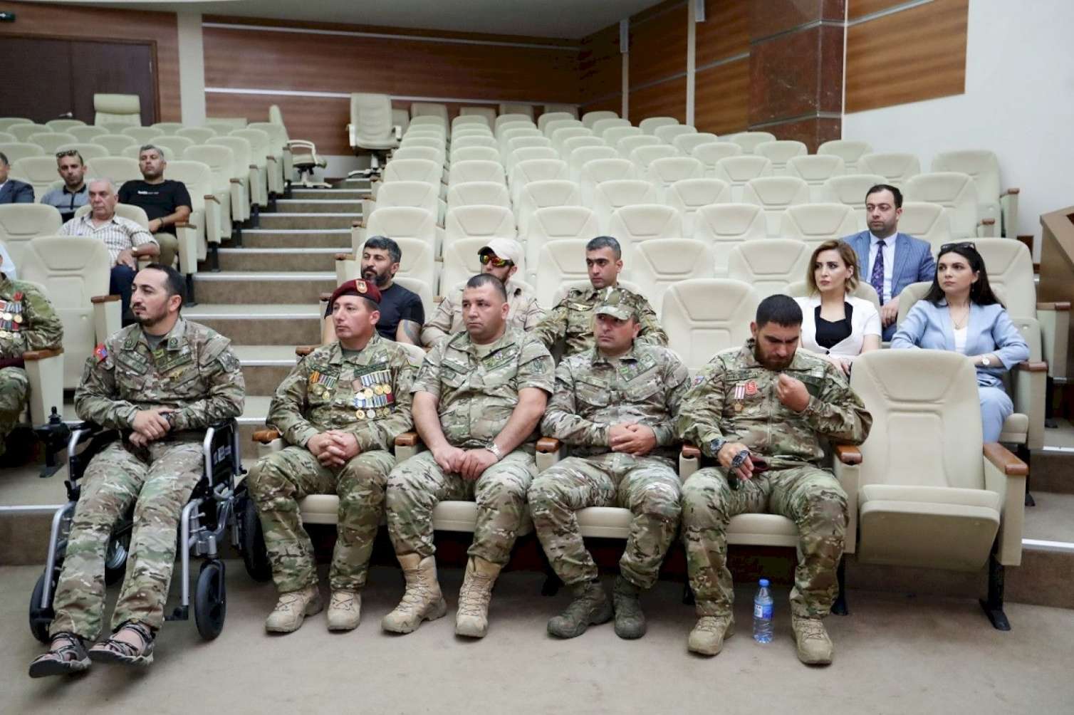 ƏƏSMN-də şəhid ailəsi və qazilərlə növbəti görüş keçirildi -  FOTO